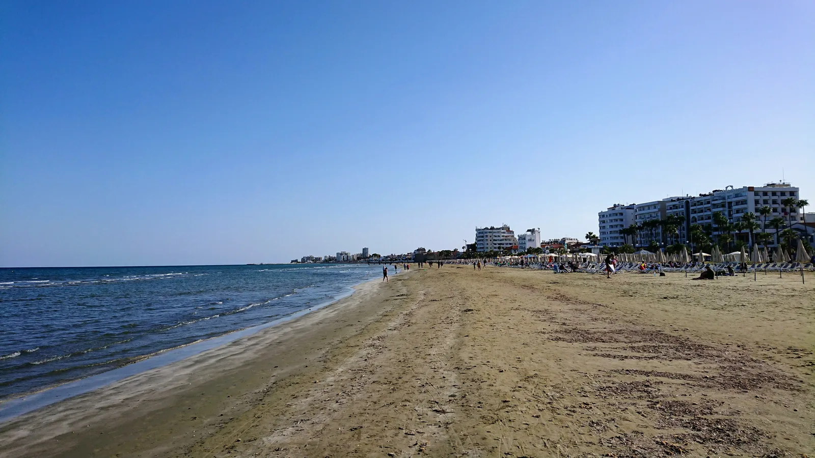 広がる海岸線
