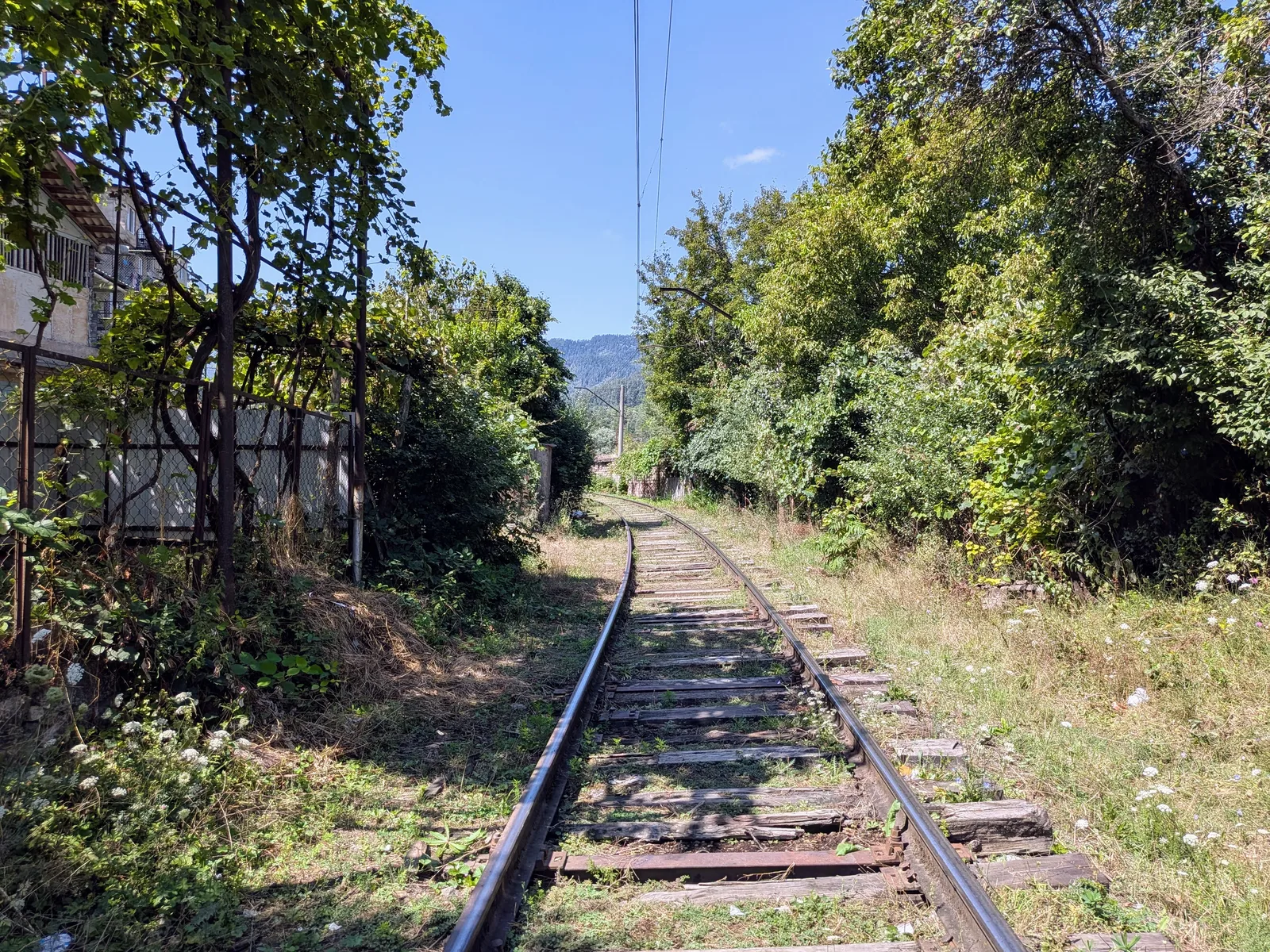 線路歩きの開始