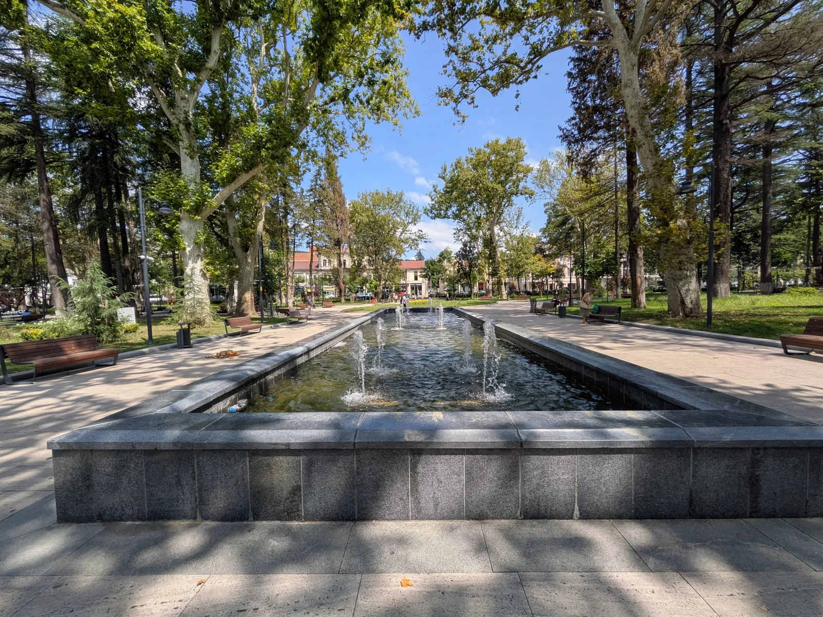 中央公園の噴水