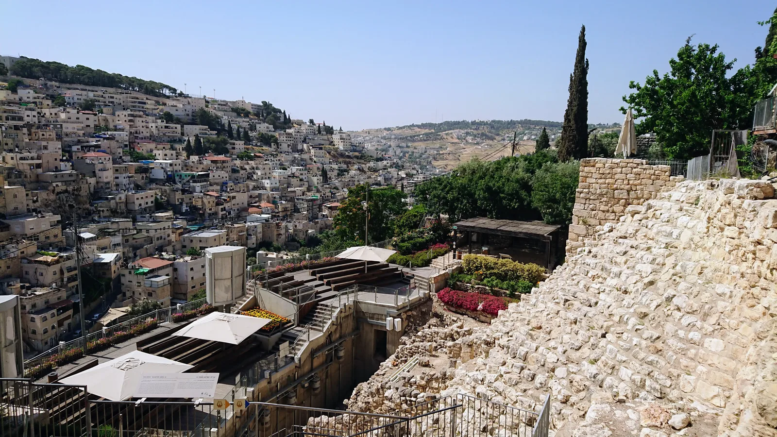City of Davidの庭園