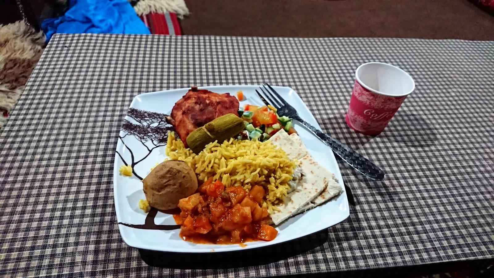ザルブの夕食プレート