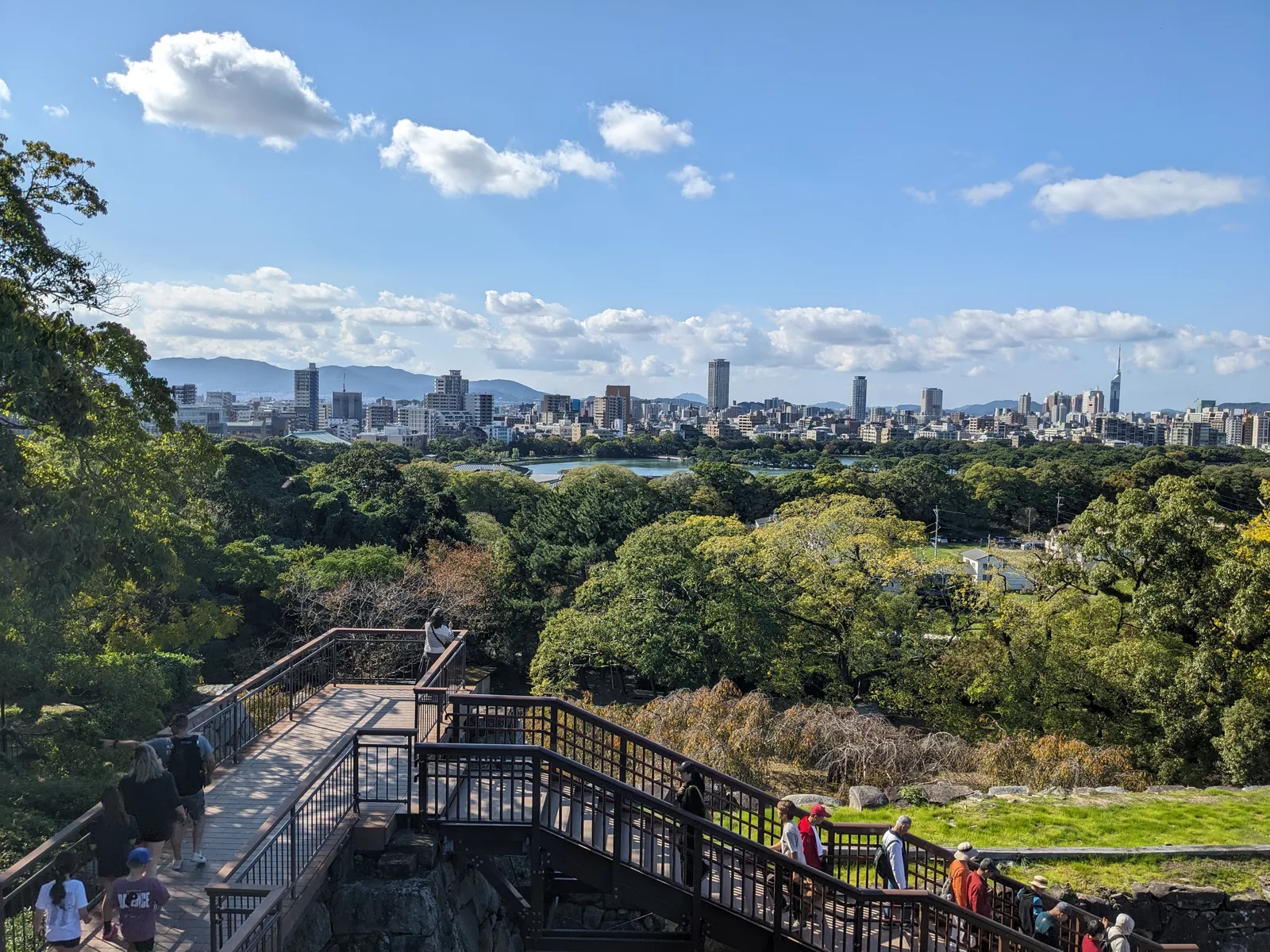 天守台からの眺望