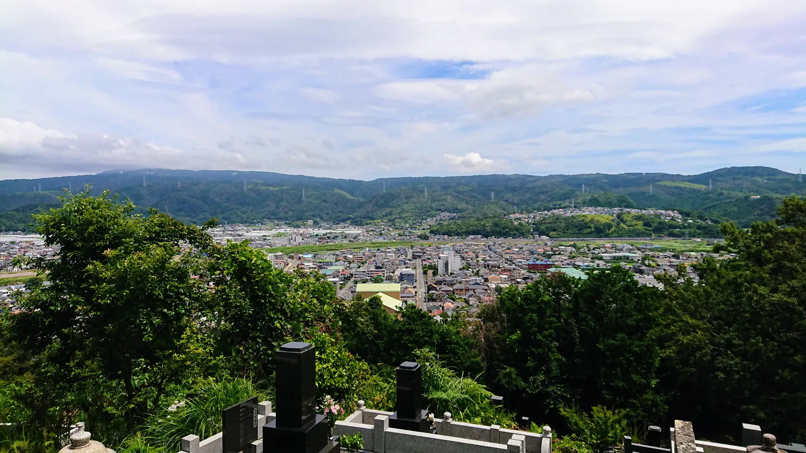 源氏山からの街並み