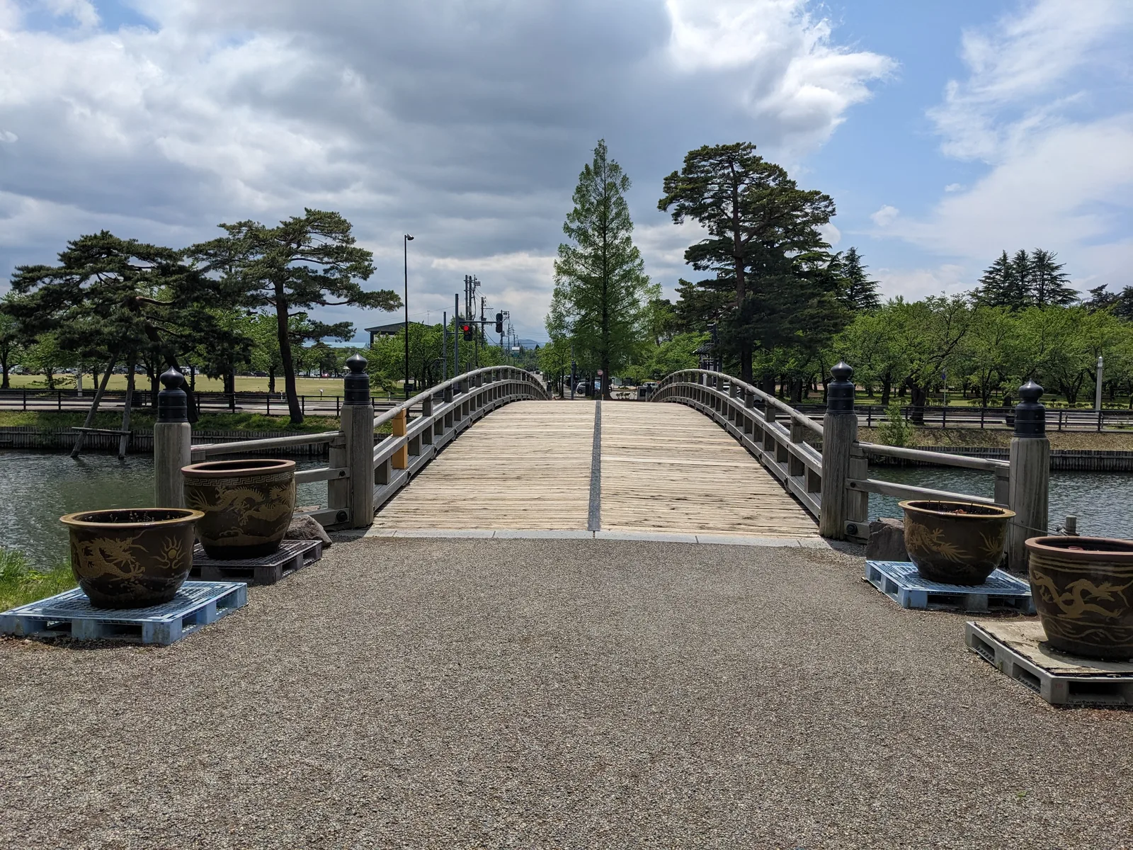 高田城址の極楽橋