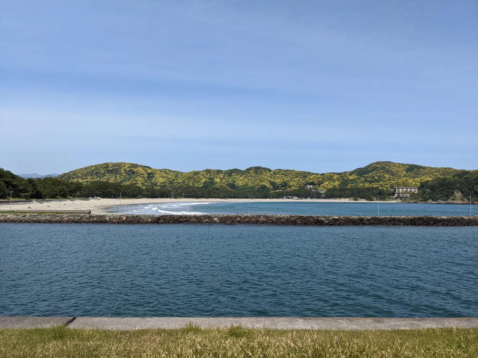 弓ヶ浜の砂浜