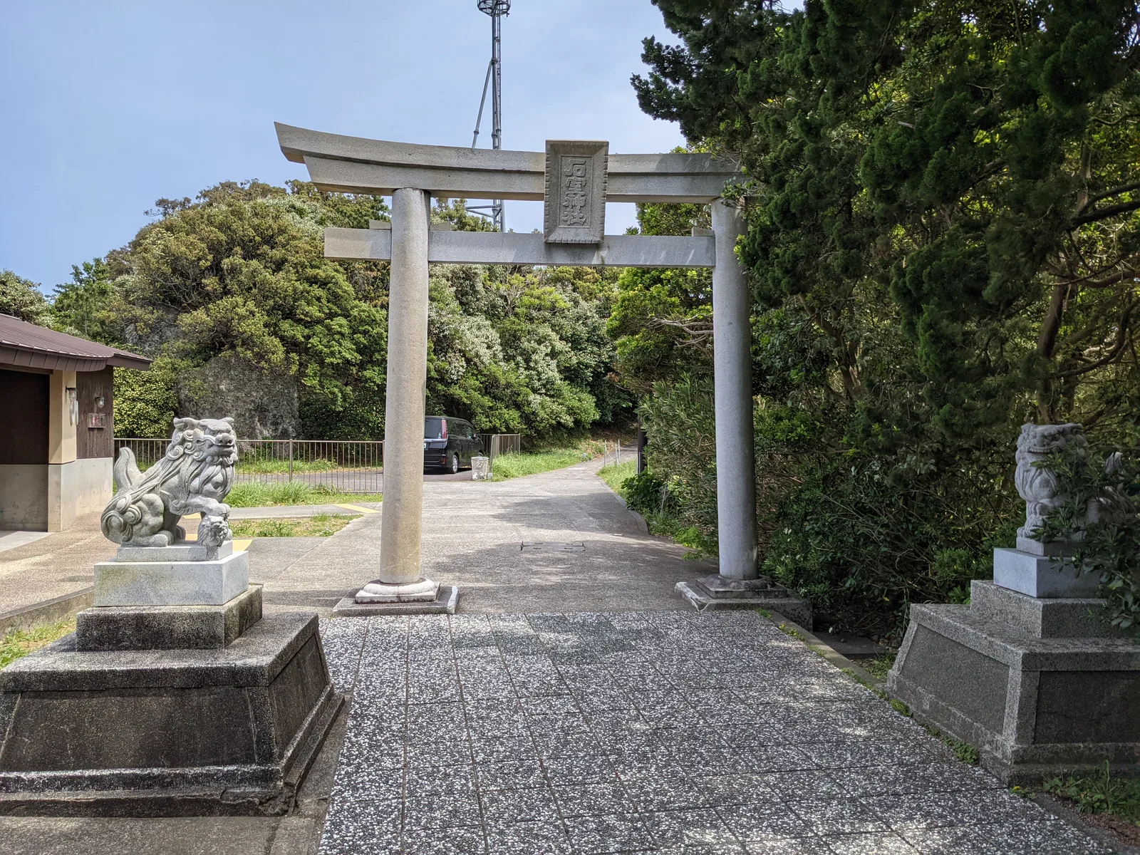 石室神社の鳥居
