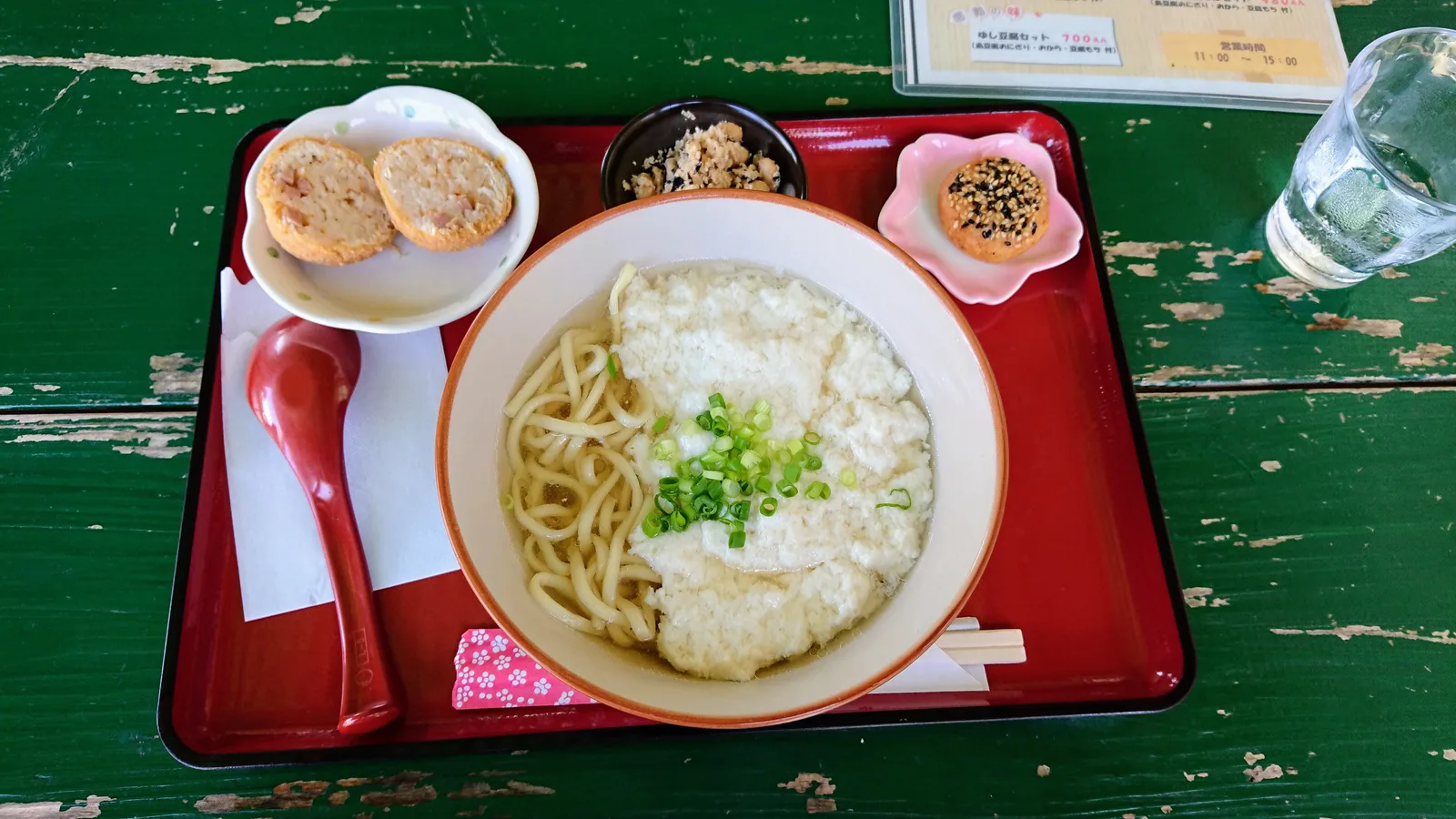 ゆし豆腐そばセット