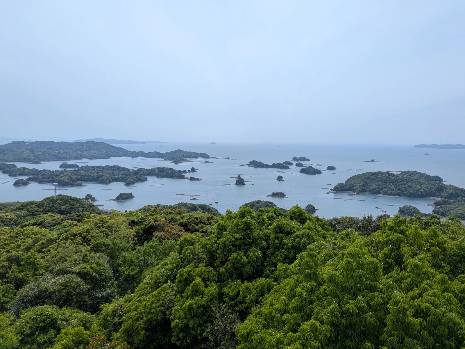 石岳展望台からの島景色