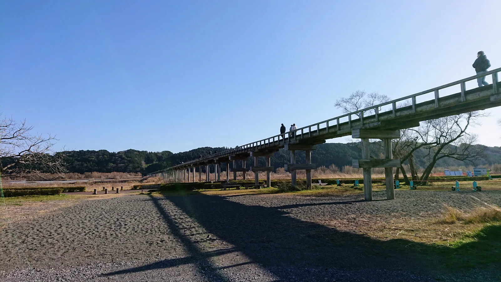 橋を下から望む景色