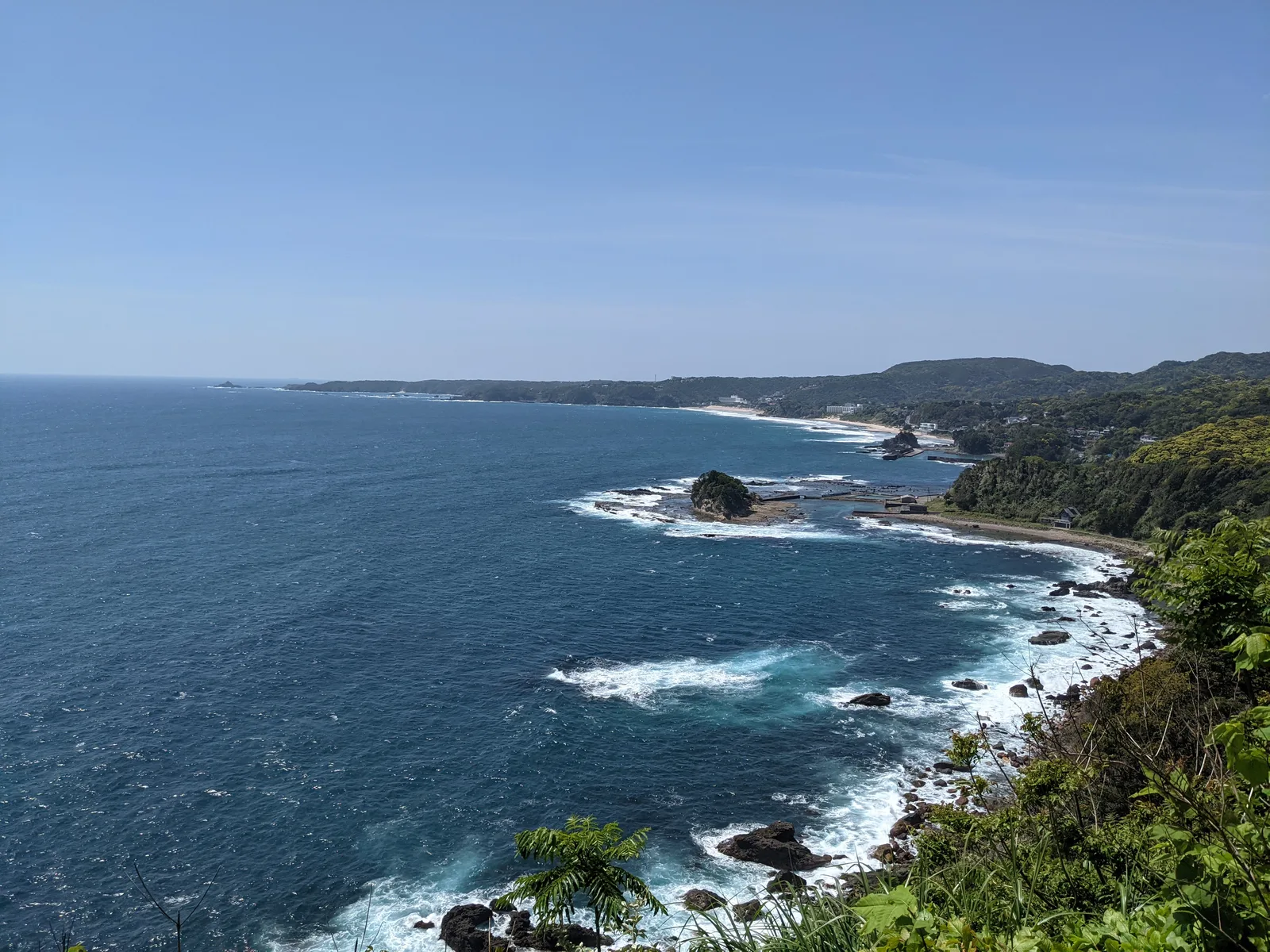 入り組んだ海岸線