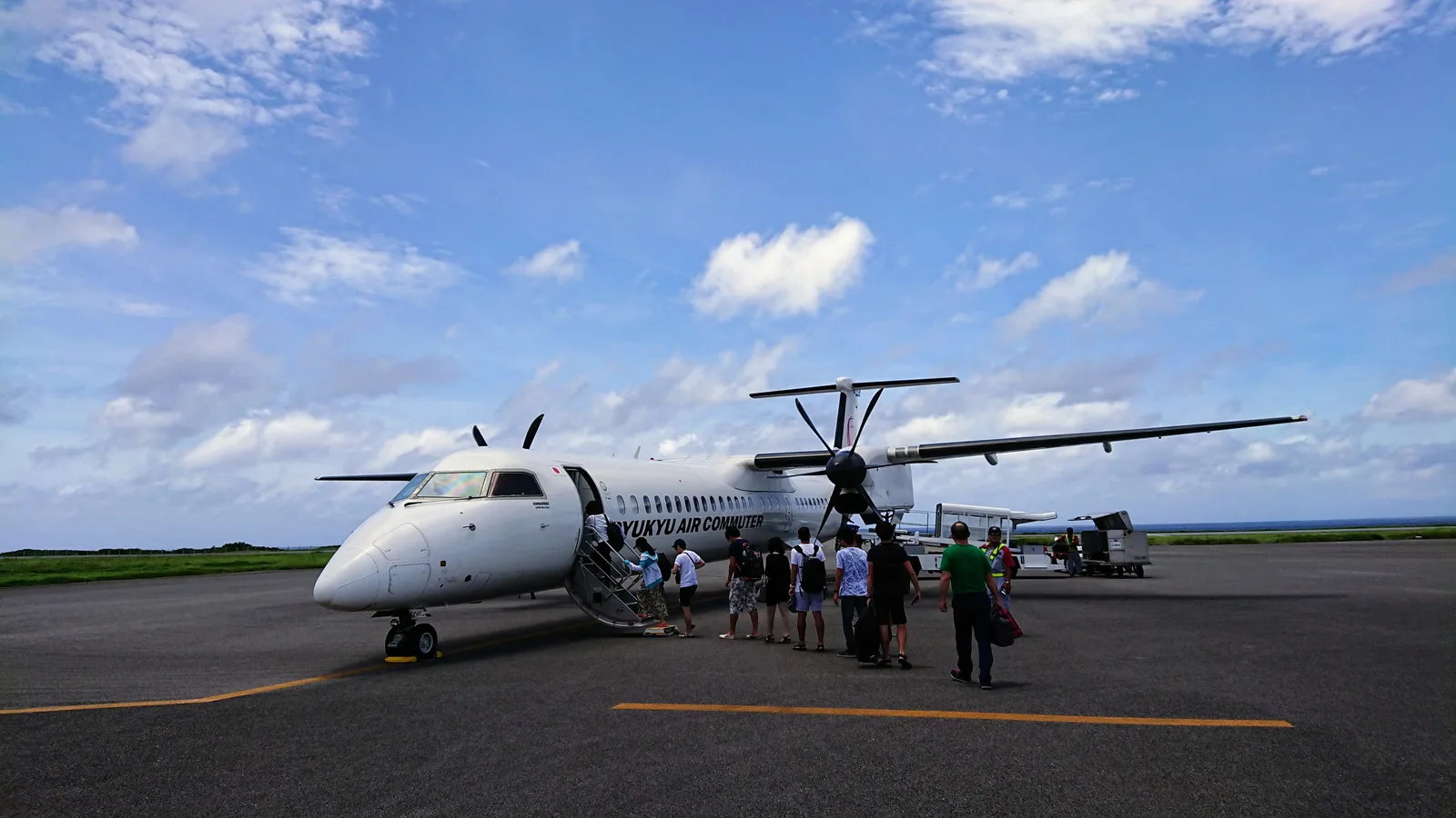 与那国空港の帰路