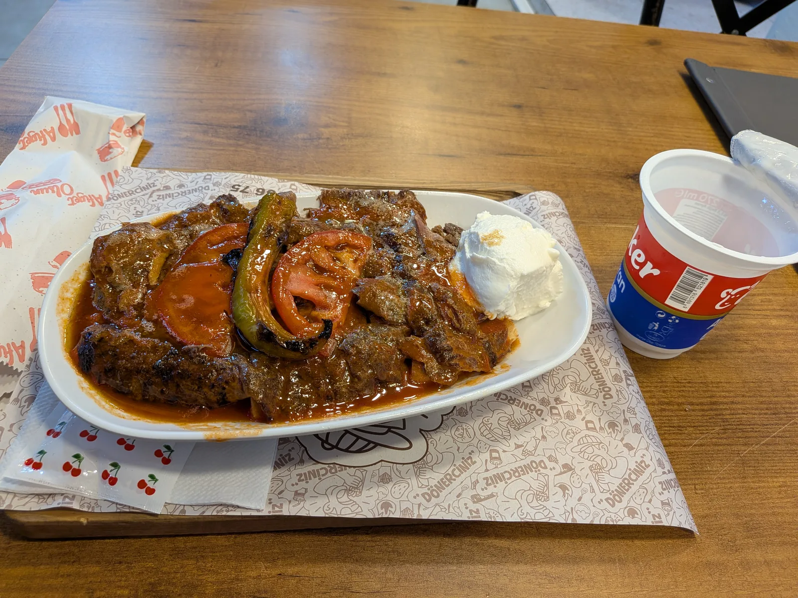 ケバブの食事