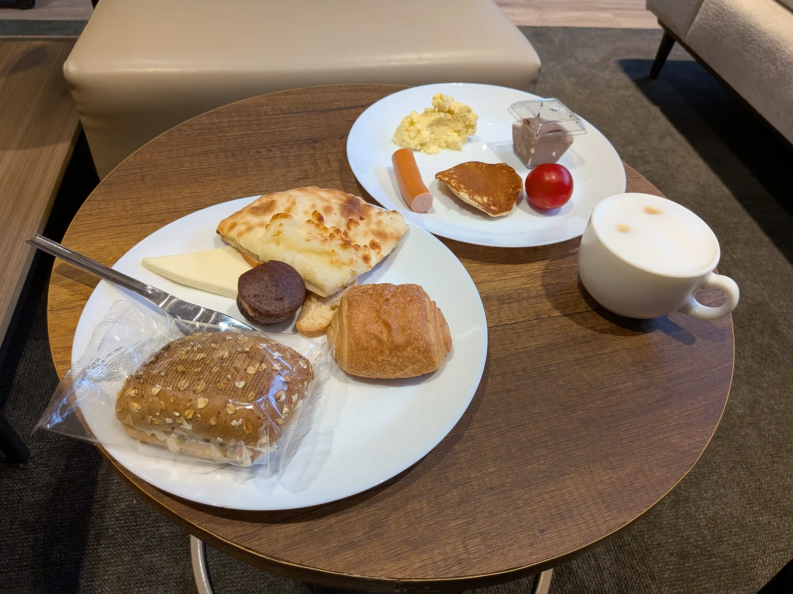 朝食ブッフェの品々
