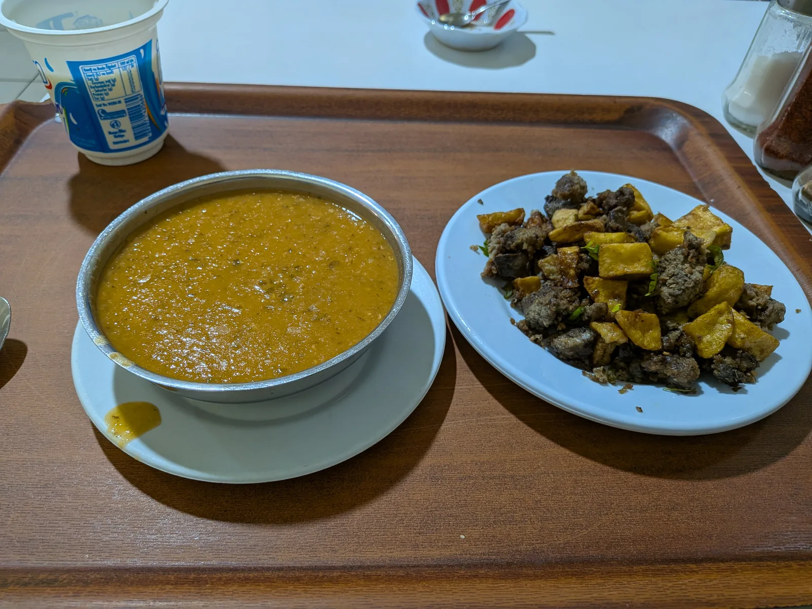 メルジメックチョルバと炒め物