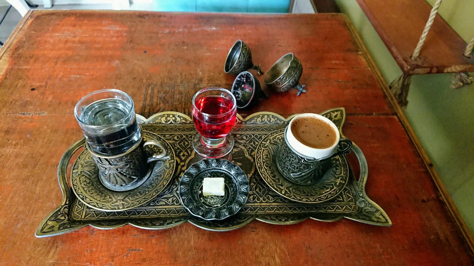 トルココーヒーのセット